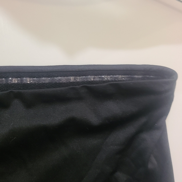 Spanx High Waisted Mid Thigh Shorts Black Plus Size 1X - Picture 4 of 7